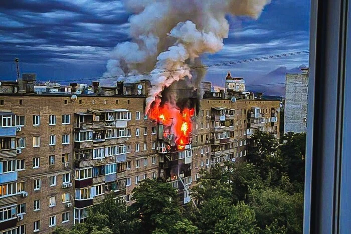 The State Emergency Service showed the consequences of the enemy strike in Kharkiv