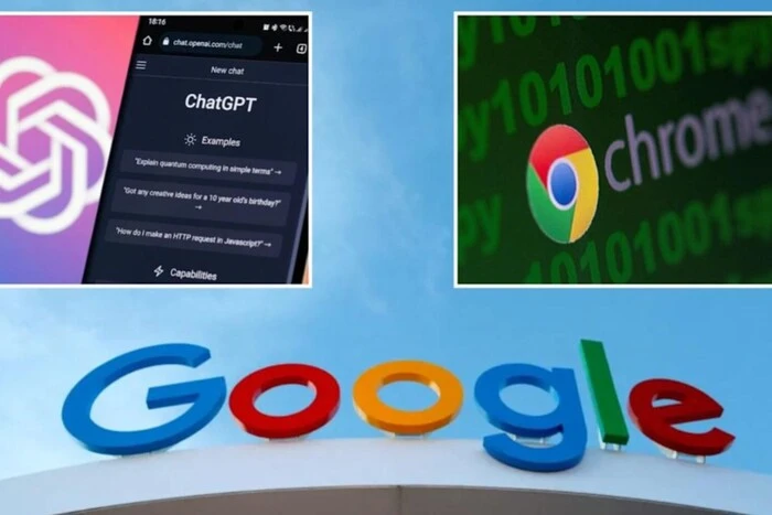 Браузер Chrome в логотипе Google