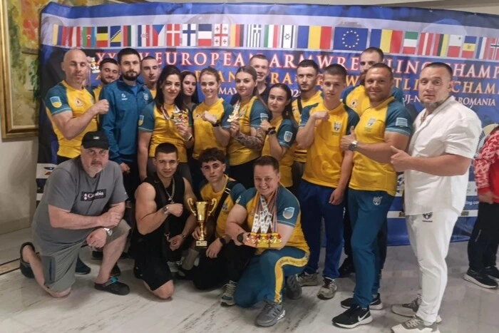 Ukraińscy armwrestlerzy zdobyli dziewięć medali na mistrzostwach Europy