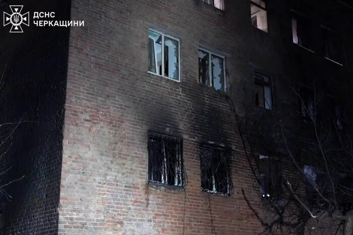 Последствия вражеской атаки на Черкассы
