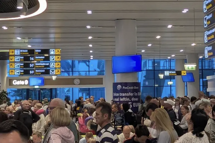 Am Flughafen Chișinău kam es zu einer Störung durch den Beschuss der Ukraine
