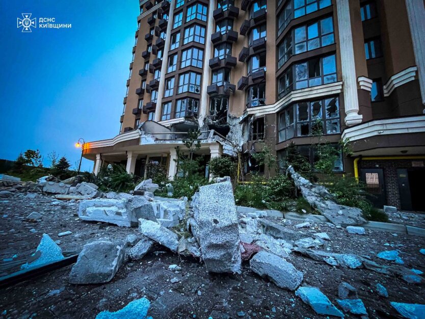 Russian attack on Kyiv with ballistic missiles