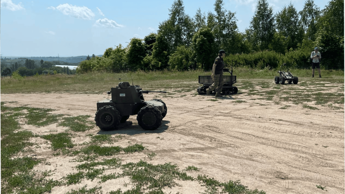 Evacuation of the wounded and delivery of shells — the work of ground drones