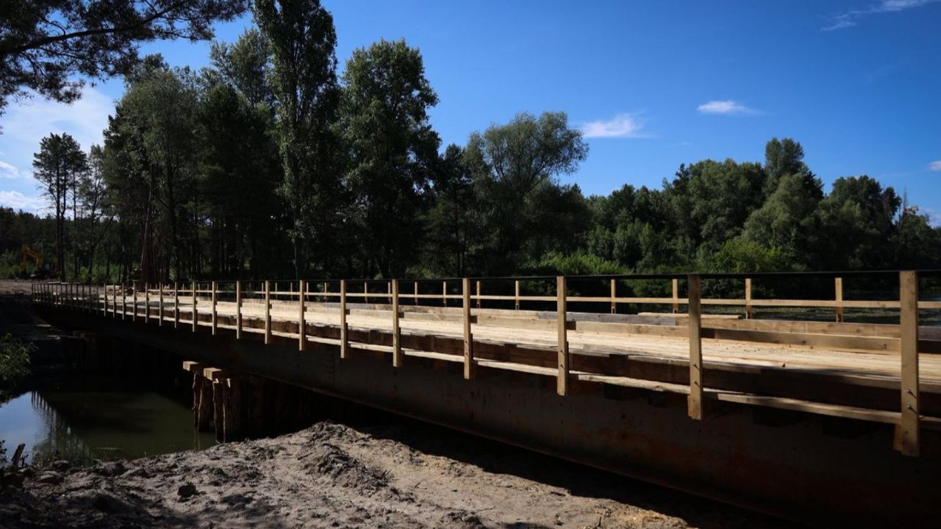 In der Region Kiew wurde die Durchfahrt über die Notbrücke gesperrt - wo keine Durchfahrt ist